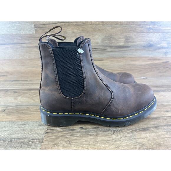 Dr. Martens Embry Chelsea Boot Unisex Size US M9|W10|Brown Leather - Picture 1 of 7